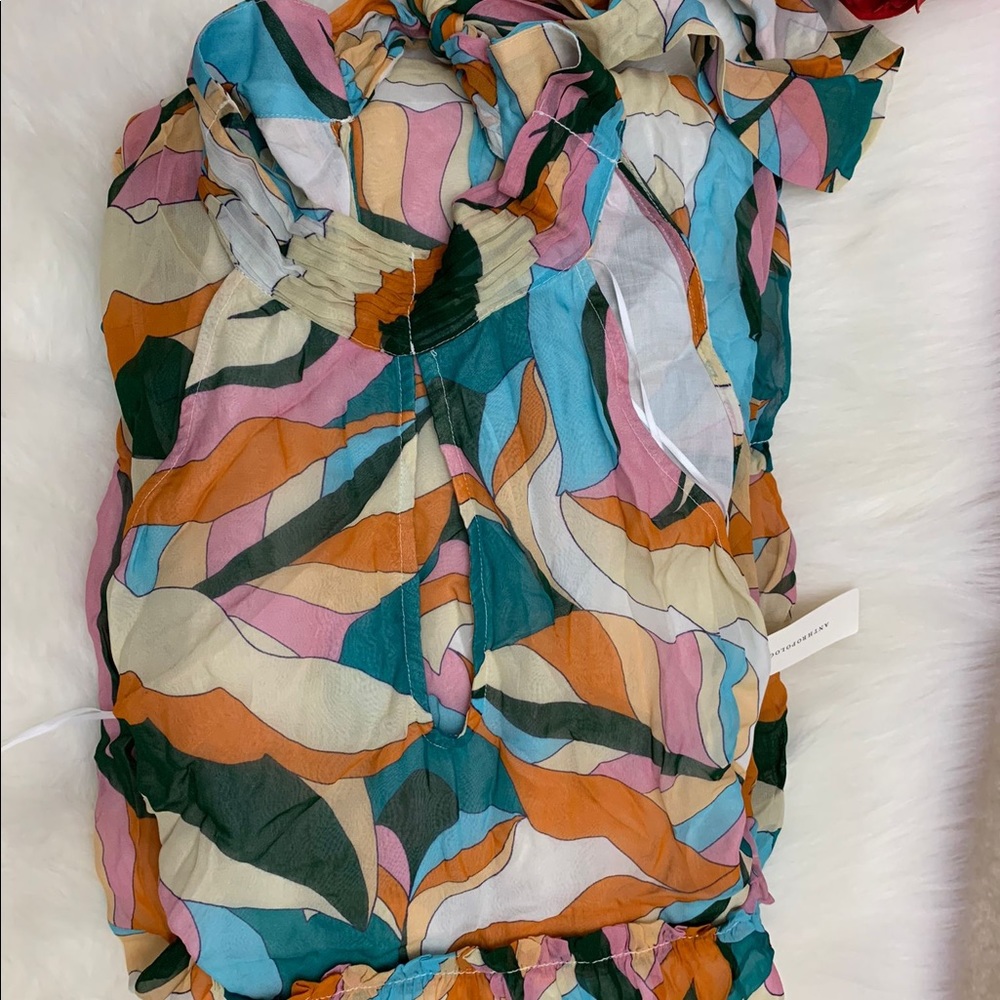 Anthropologie Maeve keyhole halter maxi dress - Picture 7 of 11